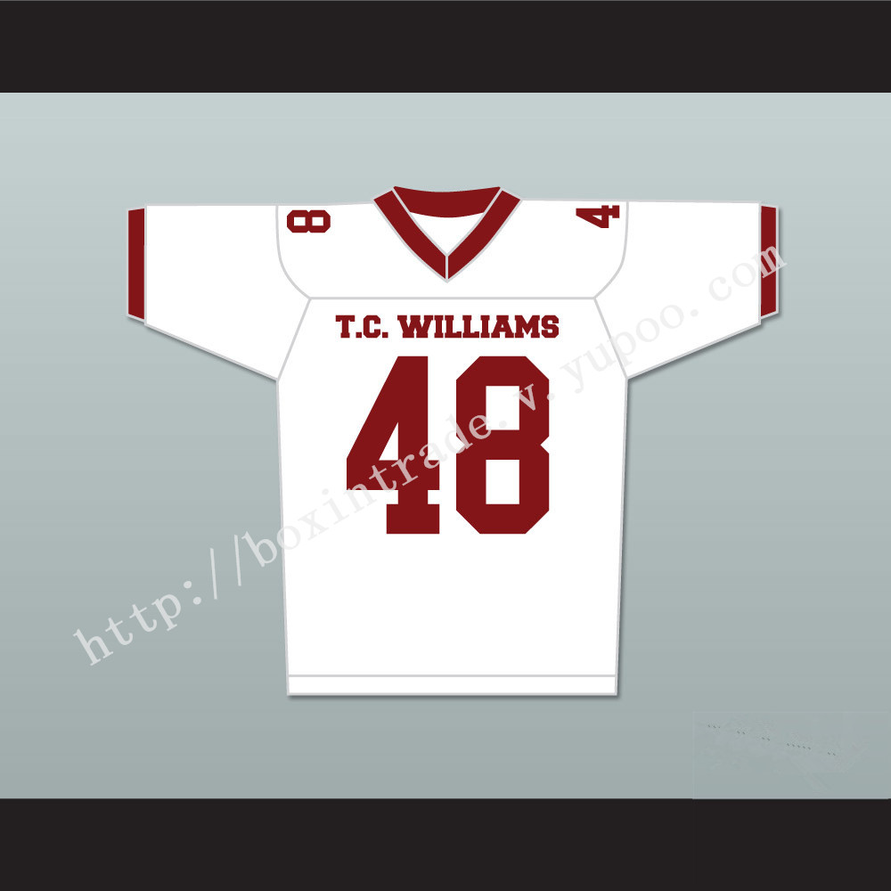 T. C. Williams High School Titans Football Jersey White Ryan Gosling Alan Bosley