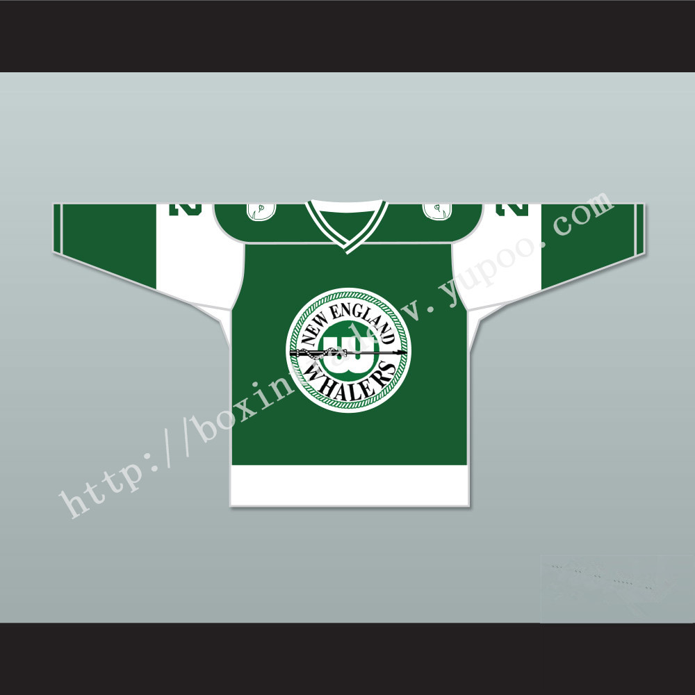 WHA 1972-73 New England Whalers Rick Ley 2 Away Hockey Jersey