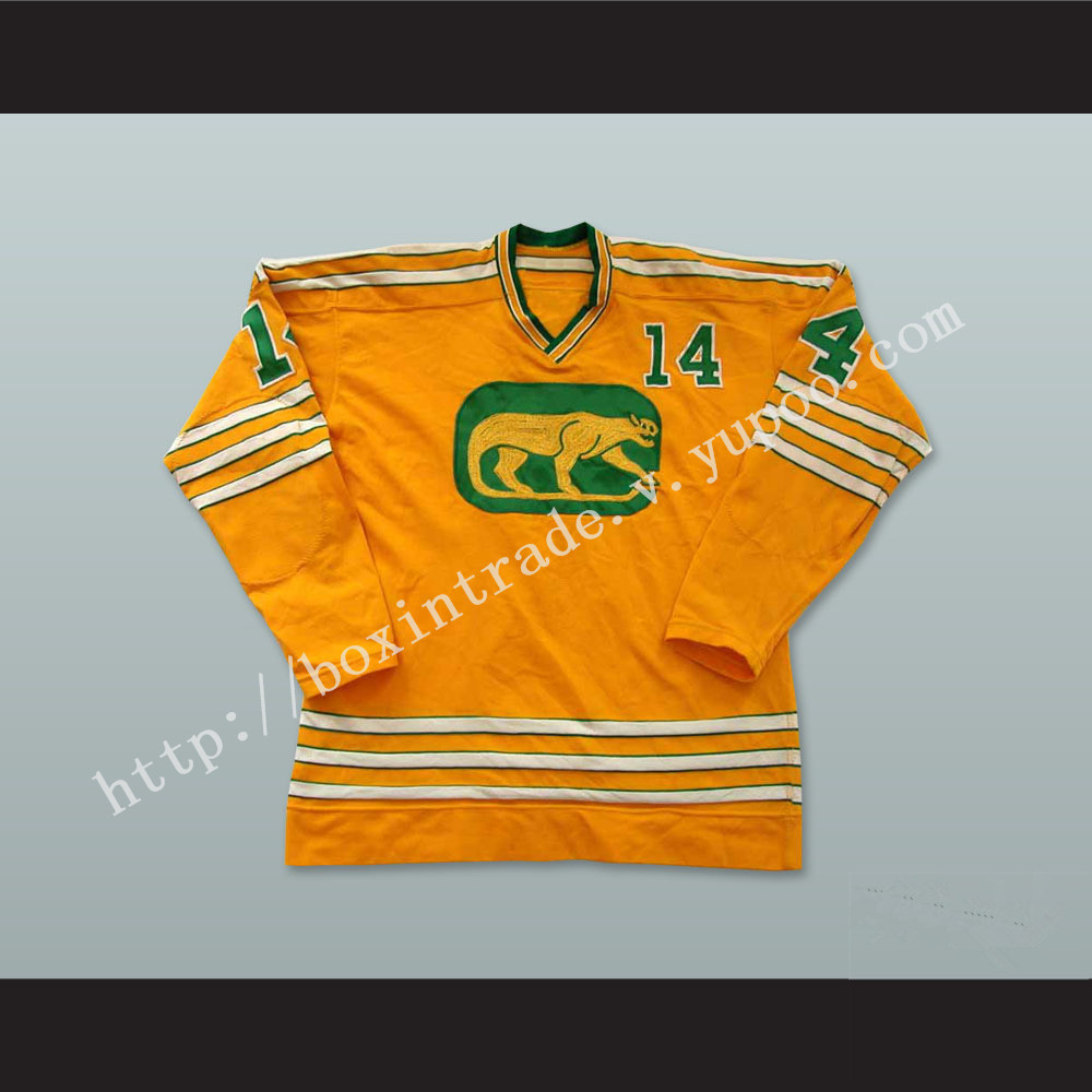 WHA 1973-74 Chicago Cougars Ralph Backstrom 14 Away Hockey Jersey