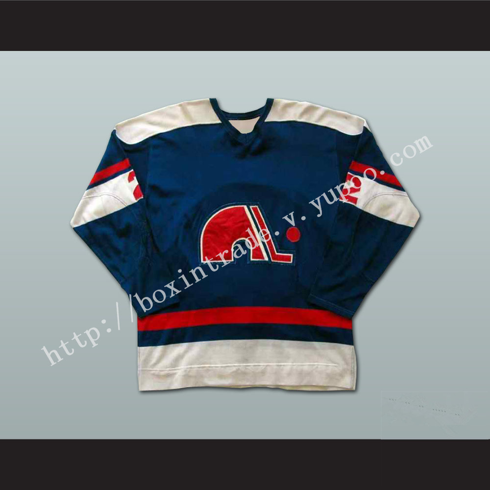 Alain Beaule Quebec Nordiques Hockey Jersey