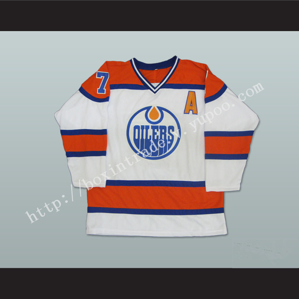 1972C73 Alberta Oilers Hockey Jersey