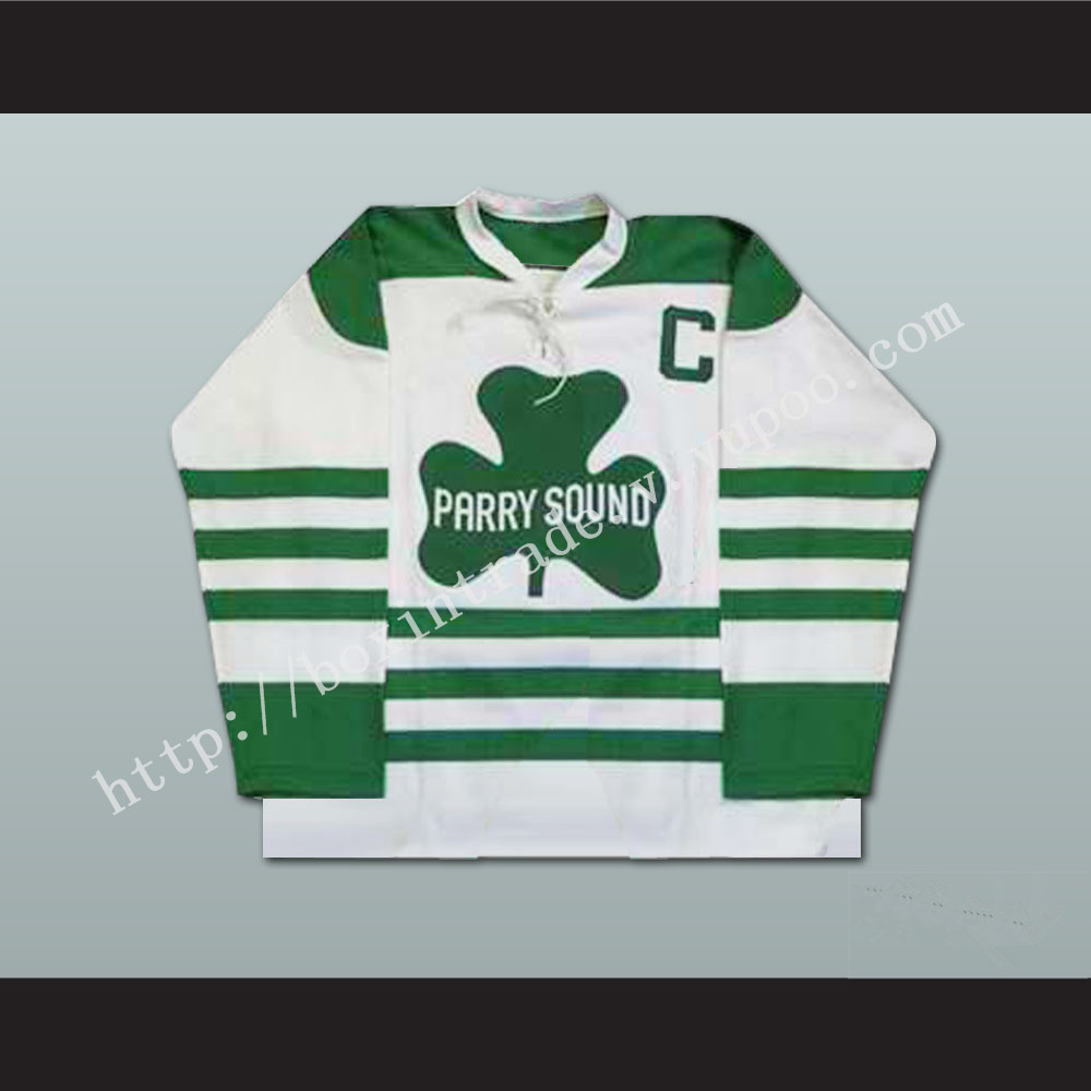 Bobby Orr Parry Sound Shamrocks Hockey Jersey Stitch Sewn NEW