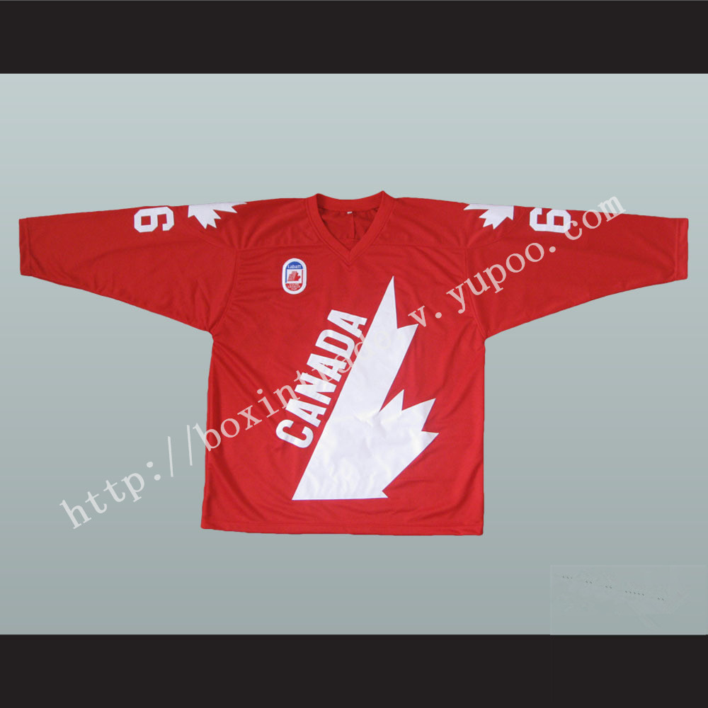 Mario Lemieux 66 Canada Cup Hockey Jersey Red