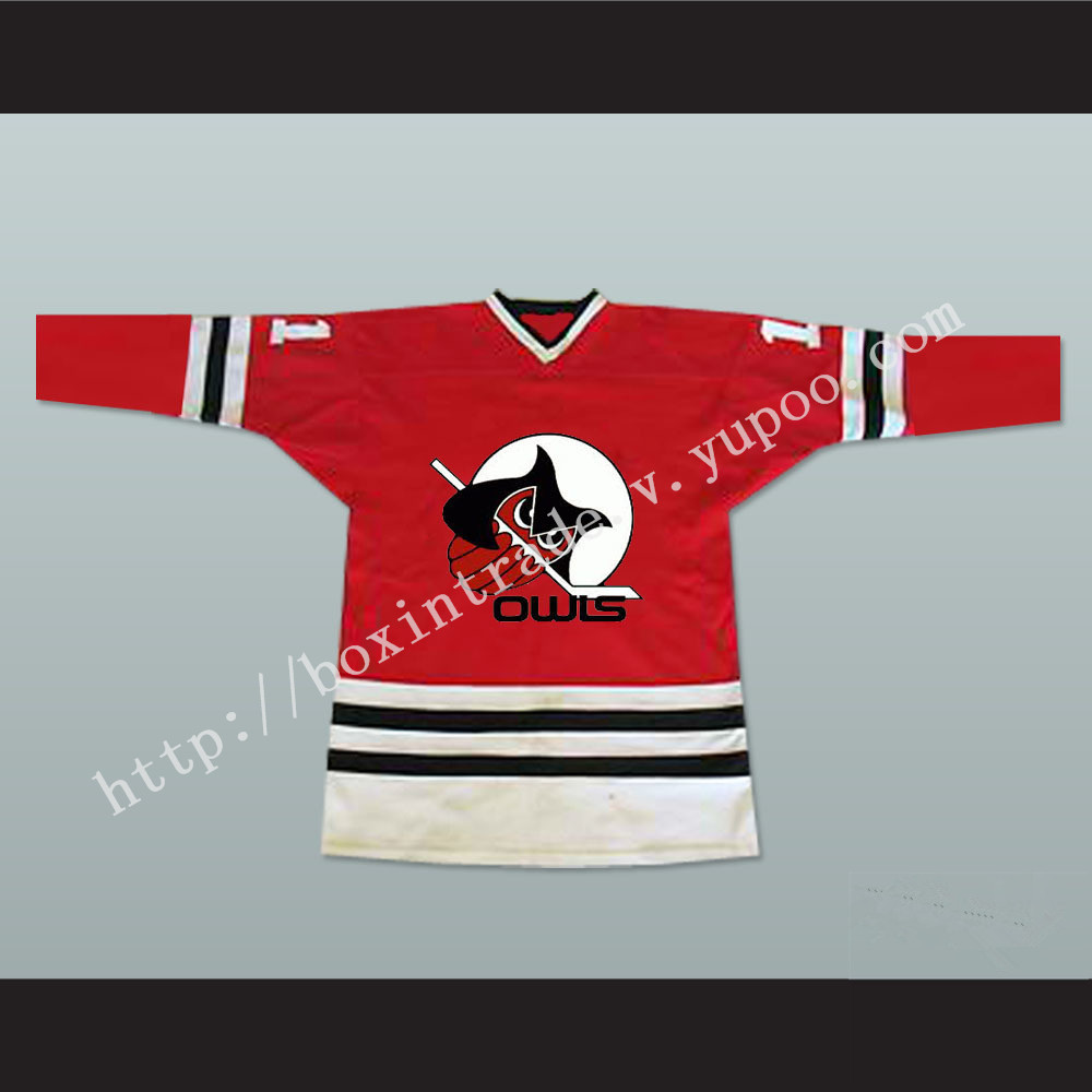 Columbus Owls IHL Hockey Jersey Red