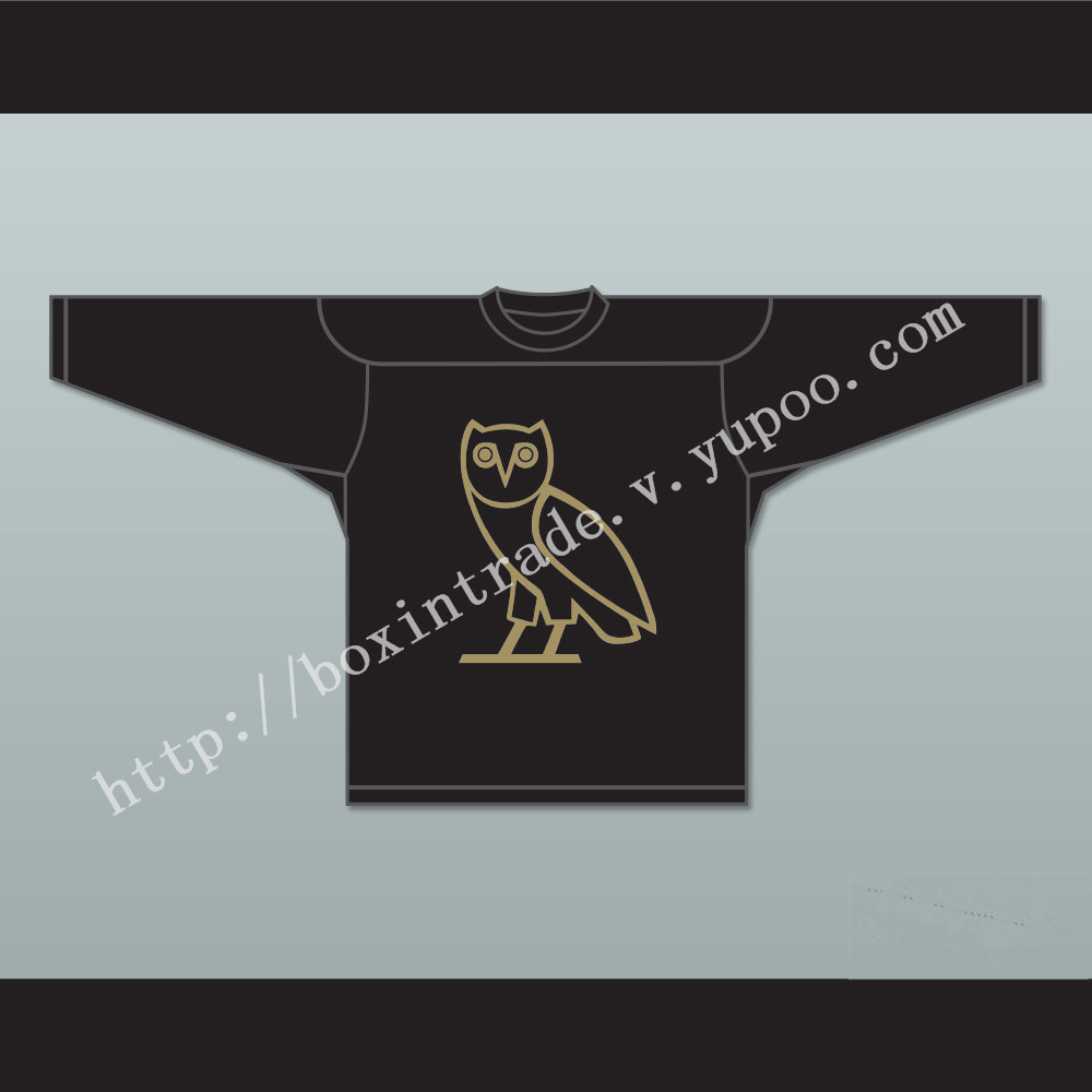 Drake 9 OVO Black Hockey Jersey