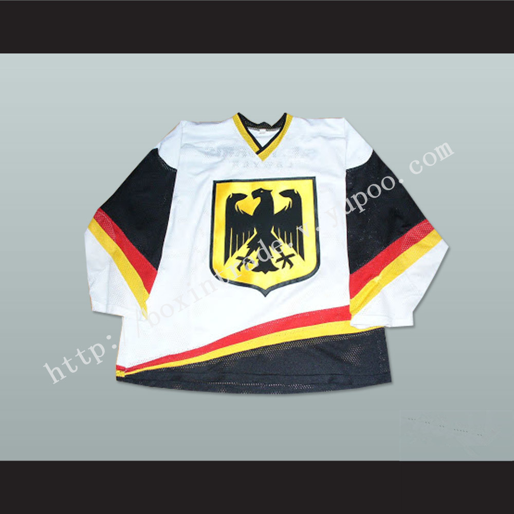 Germany National Team White Hockey Jersey Any Player or Number