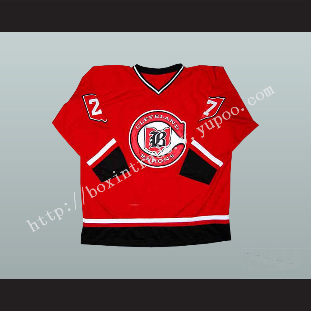 Gilles Meloche Cleveland Barons Hockey Jersey