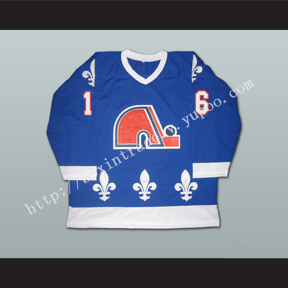 Michel Goulet 16 Quebec Nordiques Hockey Jersey