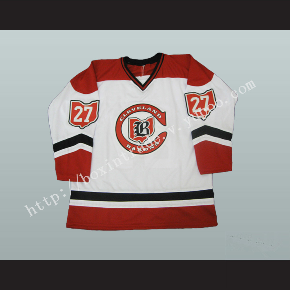 Gilles Meloche 27 Cleveland Barons Hockey Jersey