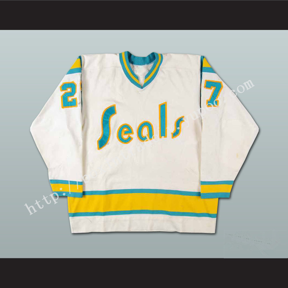 Gilles Meloche Golden Seals Hockey Jersey