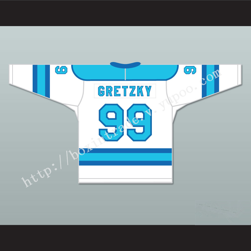 Wayne Gretzky 99 Ross Sheppard High School Thunderbirds Hockey Jersey