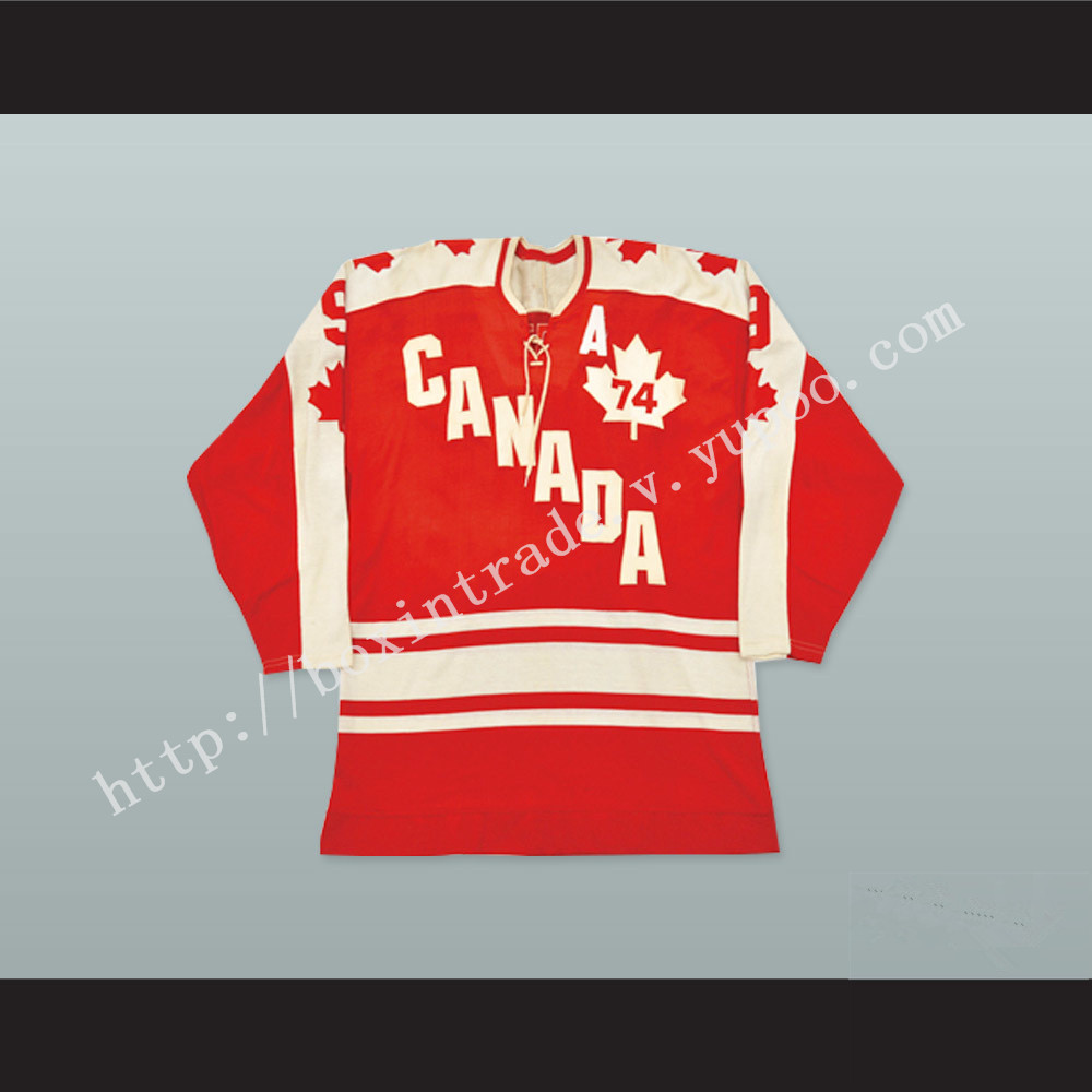 1974 Summit Series Gordie Howe 9 Canada Hockey Jersey