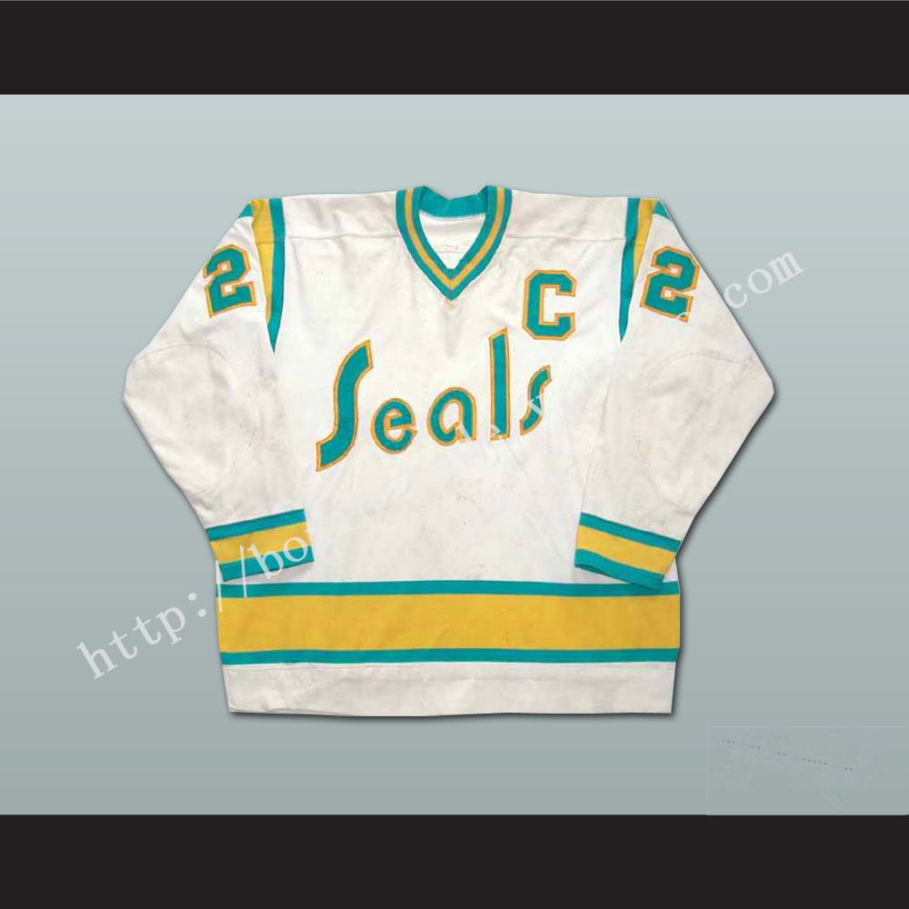 Joey Johnston California Golden Seals Hockey Jersey