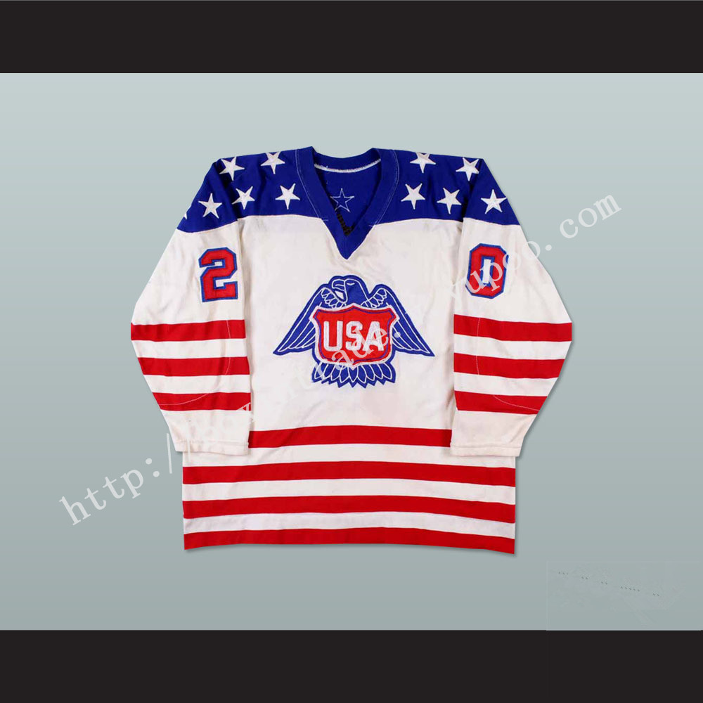 Lee Fogolin Team USA Canada Cup Hockey Jersey