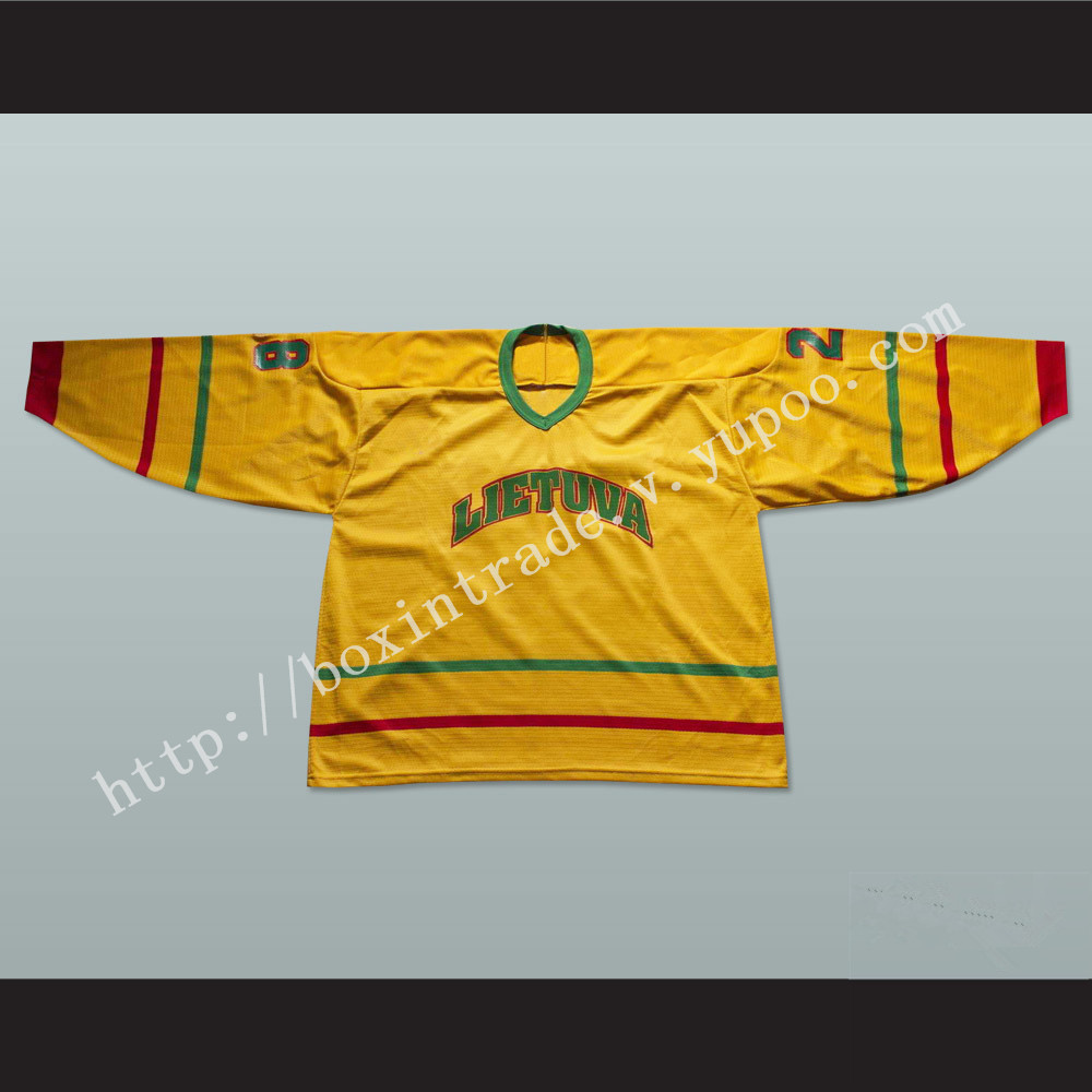 Lithuania National Team Hockey Jersey Any Player or Number