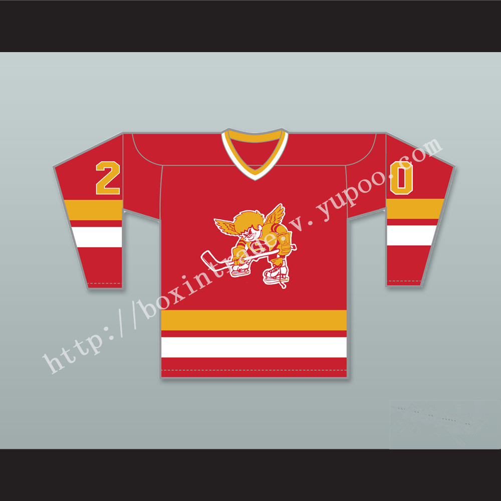 WHA 1976-77 Minnesota Fighting Saints Jack Carlson 20 Away Hockey Jersey