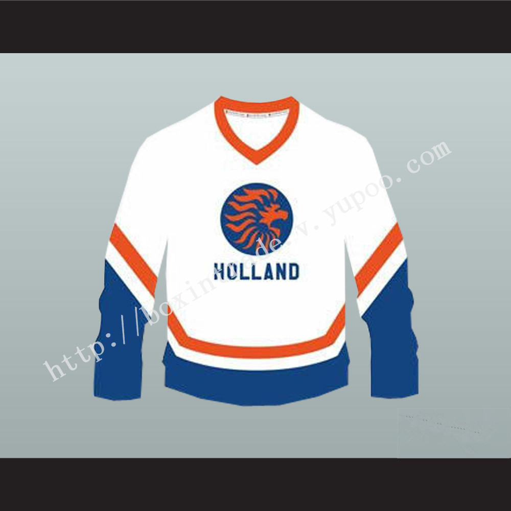 Netherlands Holland National Team Hockey Jersey White