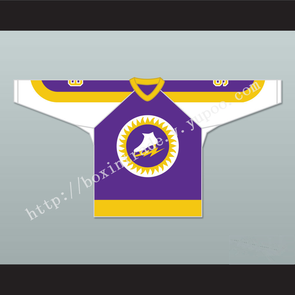 WHA 1973-74 New York Golden Blades Norm Ferguson 9 Away Hockey Jersey