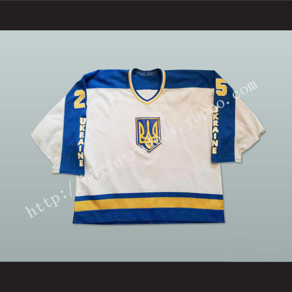 Ukraine Team Hockey Jersey