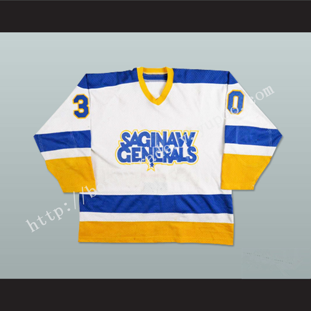 Darren Pang Saginaw Generals 30 Hockey Jersey