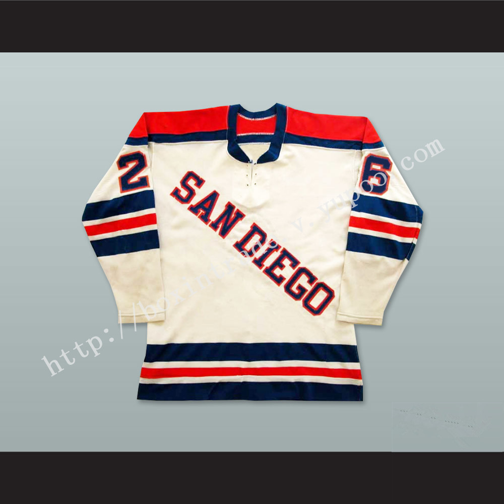 WHA San Diego Mariners Gregg Boddy 26 Home Hockey Jersey