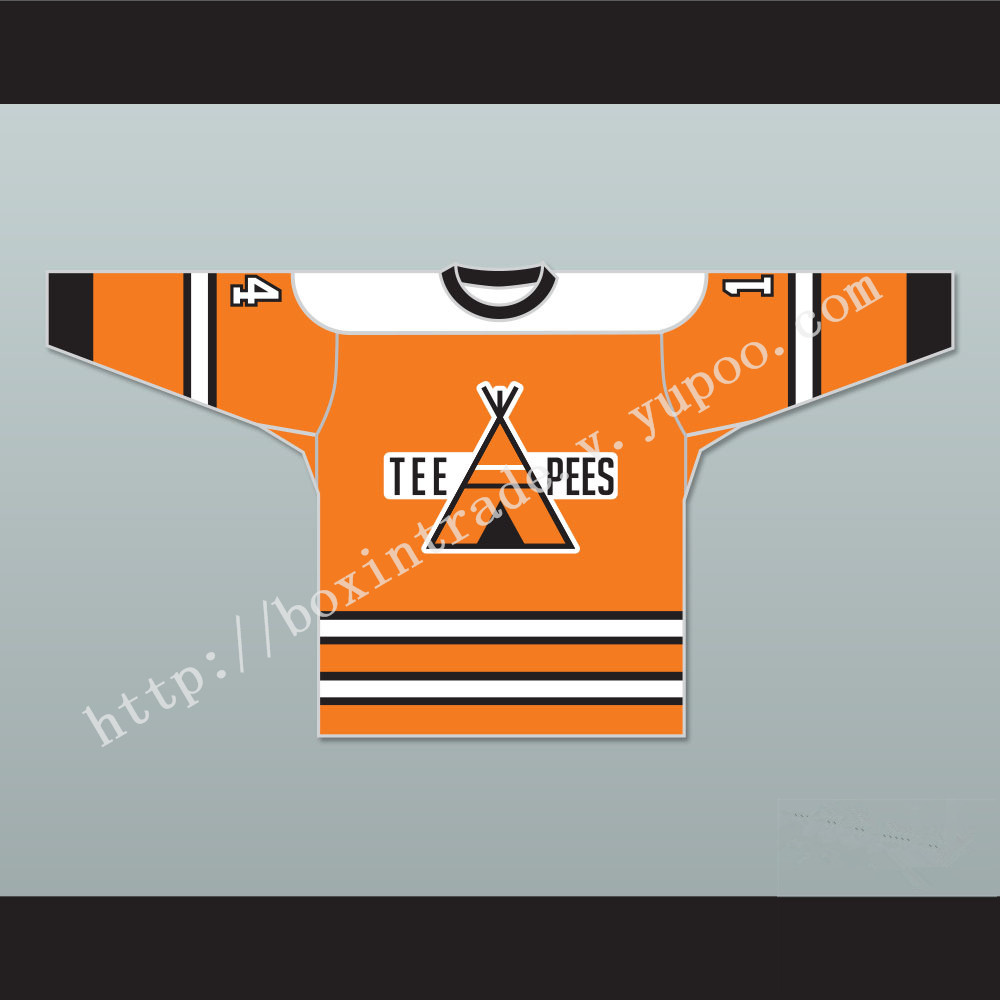 OHA St. Catharines Teepees 14 Home Hockey Jersey