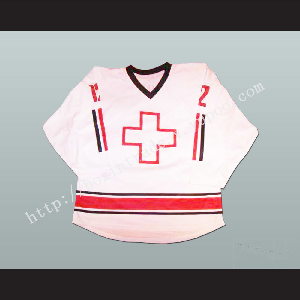 Switzerland National Team Hockey Jersey White