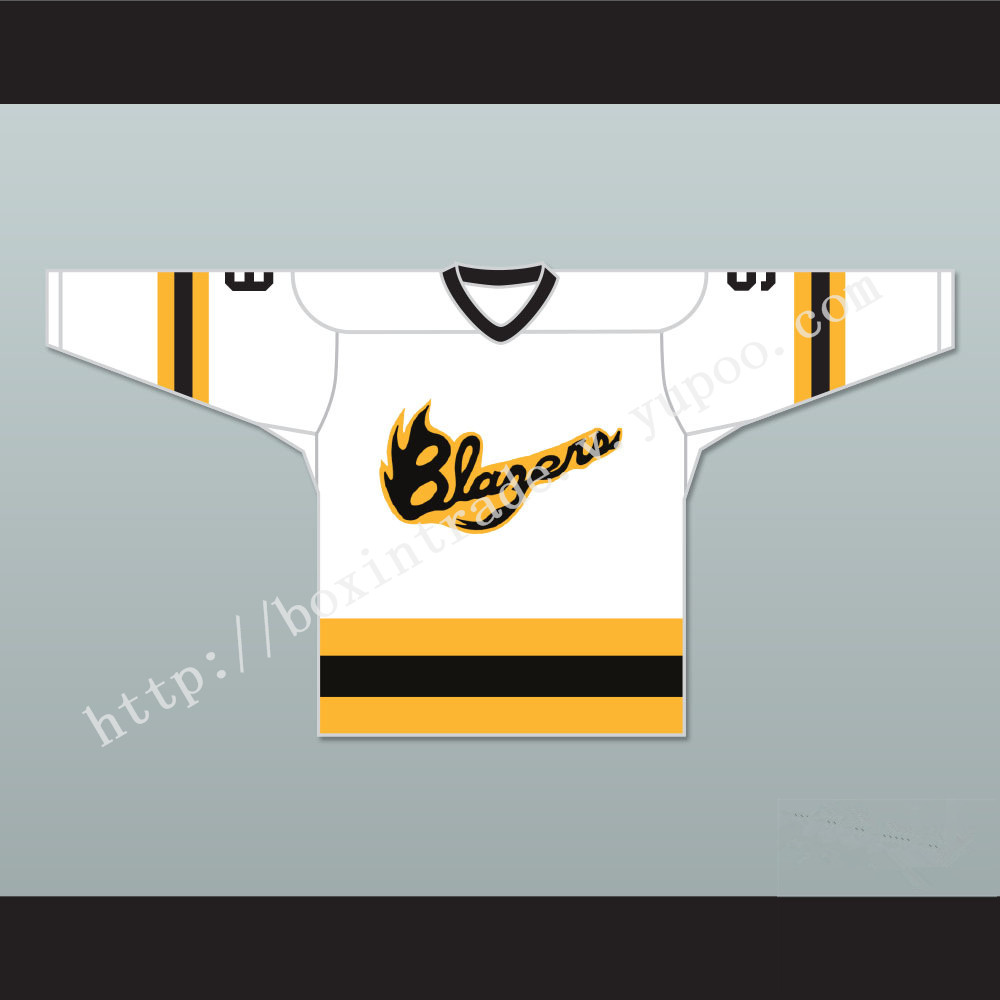 EHL Syracuse Blazers 9 White Hockey Jersey