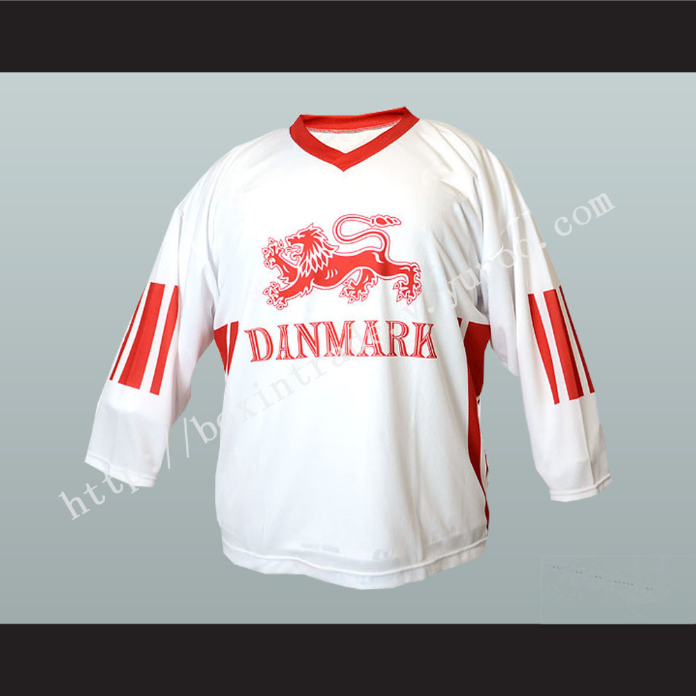 Denmark National Team Jesper Damgaard Hockey Jersey