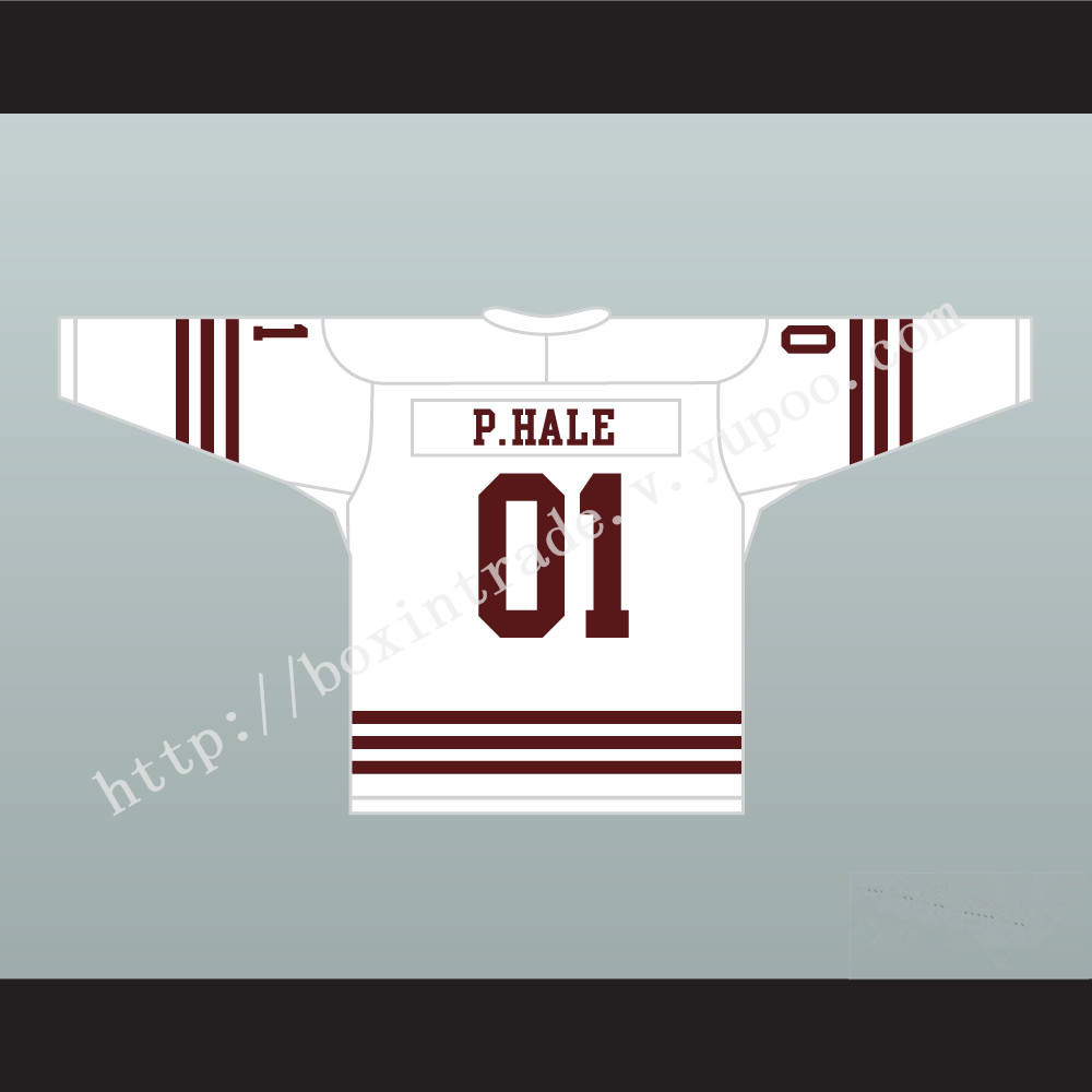 Peter Hale 01 Beacon Hills Cyclones Hockey Jersey Teen Wolf TV White