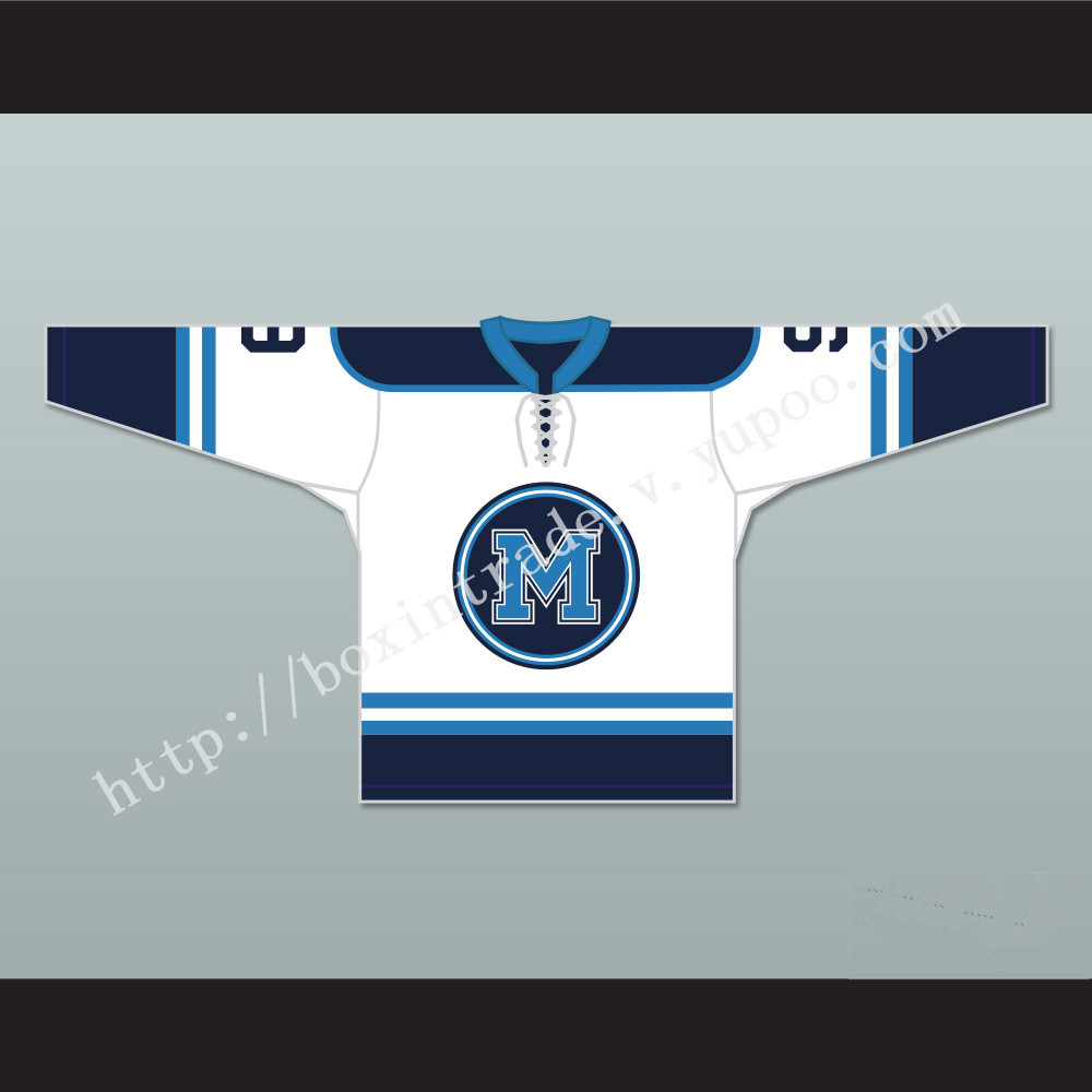 Mike Madden 9 Toronto Marvels White Hockey Jersey Warehouse 13