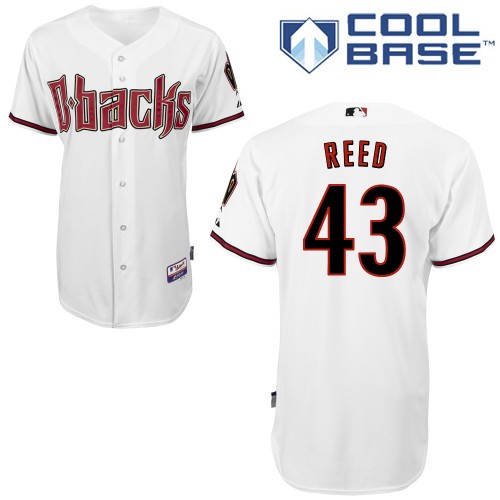 Addison Reed Arizona Diamondbacks #43 Home Big And Tall Cool Base Jersey - White