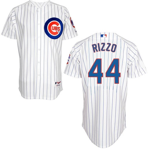 Anthony Rizzo Chicago Cubs #44 Home Big And Tall Cool Base Jersey - White