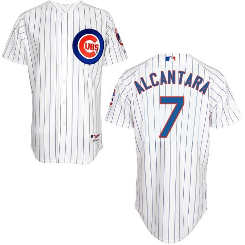 Arismendy Alcantara Chicago Cubs #7 Home Big And Tall Cool Base Jersey - White