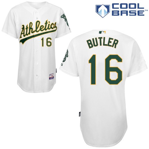 Billy Butler Oakland Athletics #16 Home Big And Tall Cool Base Jersey - White