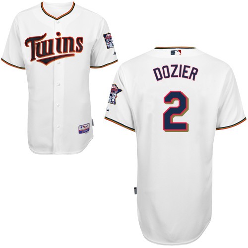 Brian Dozier Minnesota Twins #2 Home Big And Tall Cool Base Jersey - White