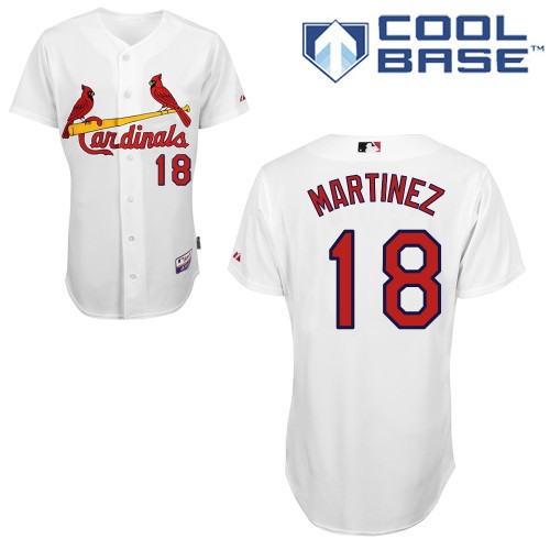 Carlos Martinez St. Louis Cardinals #18 Home Big And Tall Cool Base Jersey - White