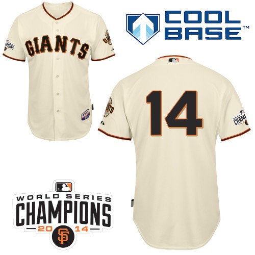 Casey McGehee San Francisco Giants #14 Home Champions Big And Tall Cool Base Jersey - White