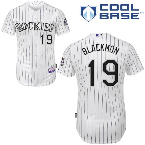 Charlie Blackmon Colorado Rockies #19 Home Big And Tall Cool Base Jersey - White