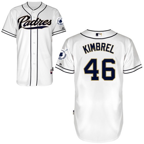 Craig Kimbrel San Diego Padres #46 Home Big And Tall Cool Base Jersey - White