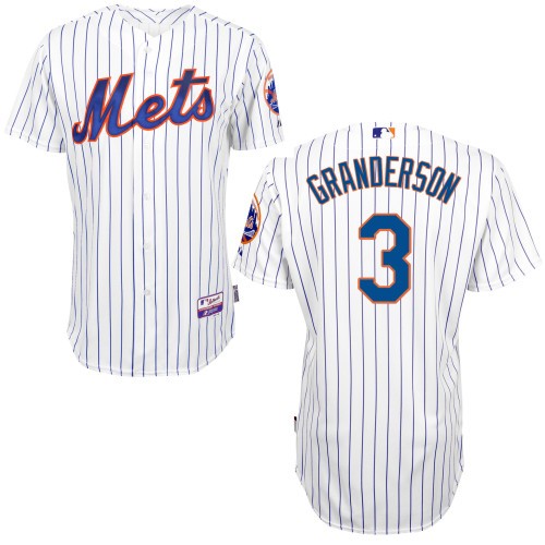 Curtis Granderson New York Mets #3 Home Big And Tall Cool Base Jersey - White