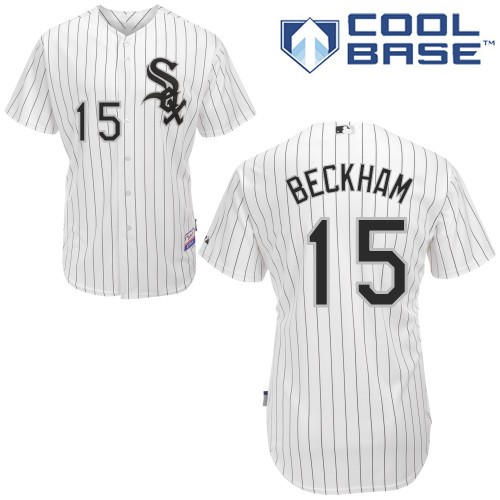 Gordon Beckham Chicago White Sox #15 Home Big And Tall Cool Base Jersey - White