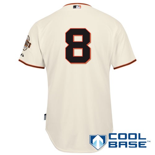 Hunter Pence San Francisco Giants #8 Home Champions Big And Tall Cool Base Jersey - White