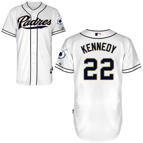 Ian Kennedy San Diego Padres #22 Home Big And Tall Cool Base Jersey - White