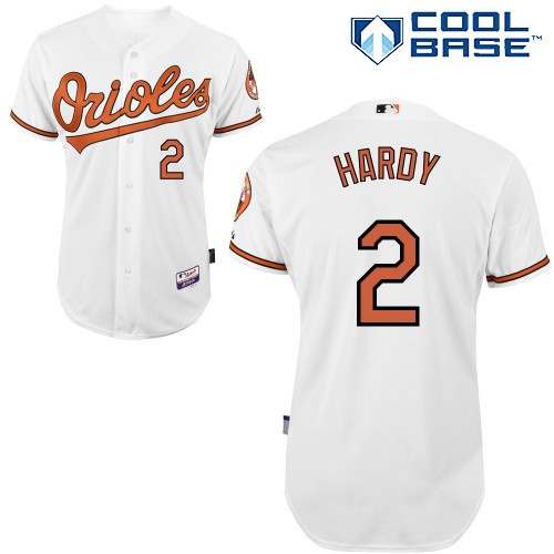 J. J. Hardy Baltimore Orioles #2 Home Big And Tall Cool Base Jersey - White