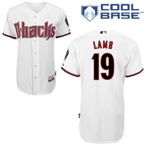 Jake Lamb Arizona Diamondbacks #19 Home Big And Tall Cool Base Jersey - White