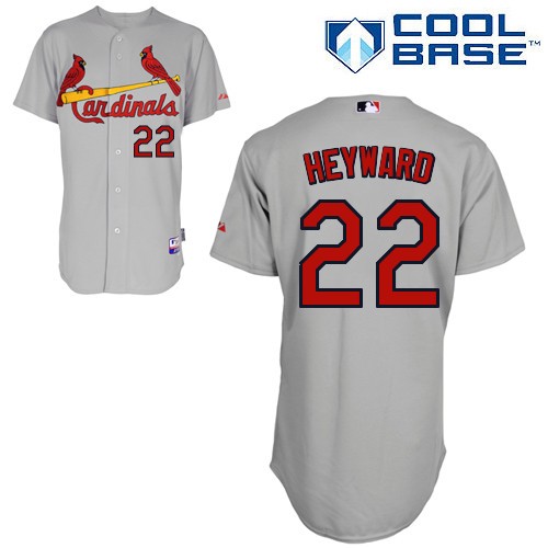 Jason Heyward St. Louis Cardinals #22 Away Big And Tall Cool Base Jersey - Gray