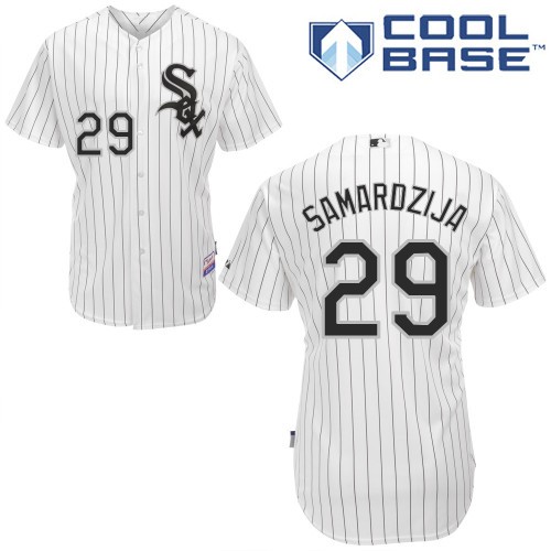 Jeff Samardzija Chicago White Sox #29 Home Big And Tall Cool Base Jersey - White