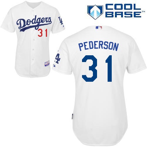 Joc Pederson Los Angeles Dodgers #31 Home Big And Tall Cool Base Jersey - White