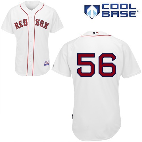 Joe Kelly Boston Red Sox #56 Home Big And Tall Cool Base Jersey - White